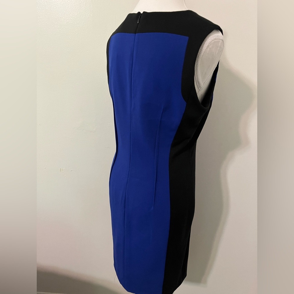Calvin Klein Midi Dress size 10 Like New Royal Blue - Picture 4 of 14